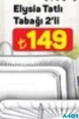 PAŞABAHÇE ELYSİA TATLI TABAĞI 2'Lİ